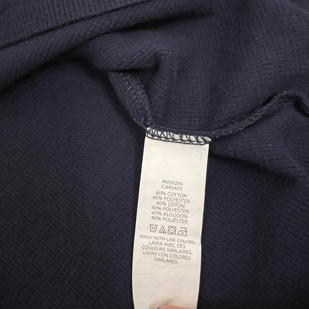 The‎ Childrens Place Long Sleeve Thermal Shirt Boys Size Large 10 12 Navy Stripe